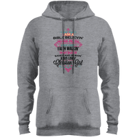 Load image into Gallery viewer, Designs by MyUtopia Shout Out:I Am A Christian Girl Core Fleece Pullover Hoodie,Athletic Heather / S,Pullover Hoodie
