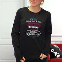 Load image into Gallery viewer, Designs by MyUtopia Shout Out:I Am A Christian Girl Long Sleeve Ultra Cotton Unisex T-Shirt
