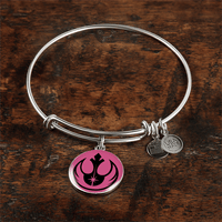 Load image into Gallery viewer, Designs by MyUtopia Shout Out:I am a Rebel Jedi Charm and Wire Bracelet
