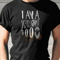 Load image into Gallery viewer, Designs by MyUtopia Shout Out:I Am A Scary Ghost Adult Unisex Cotton Short Sleeve T-Shirt
