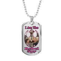 Load image into Gallery viewer, Designs by MyUtopia Shout Out:I Am The Rebel Spy Dog Tag (C)
