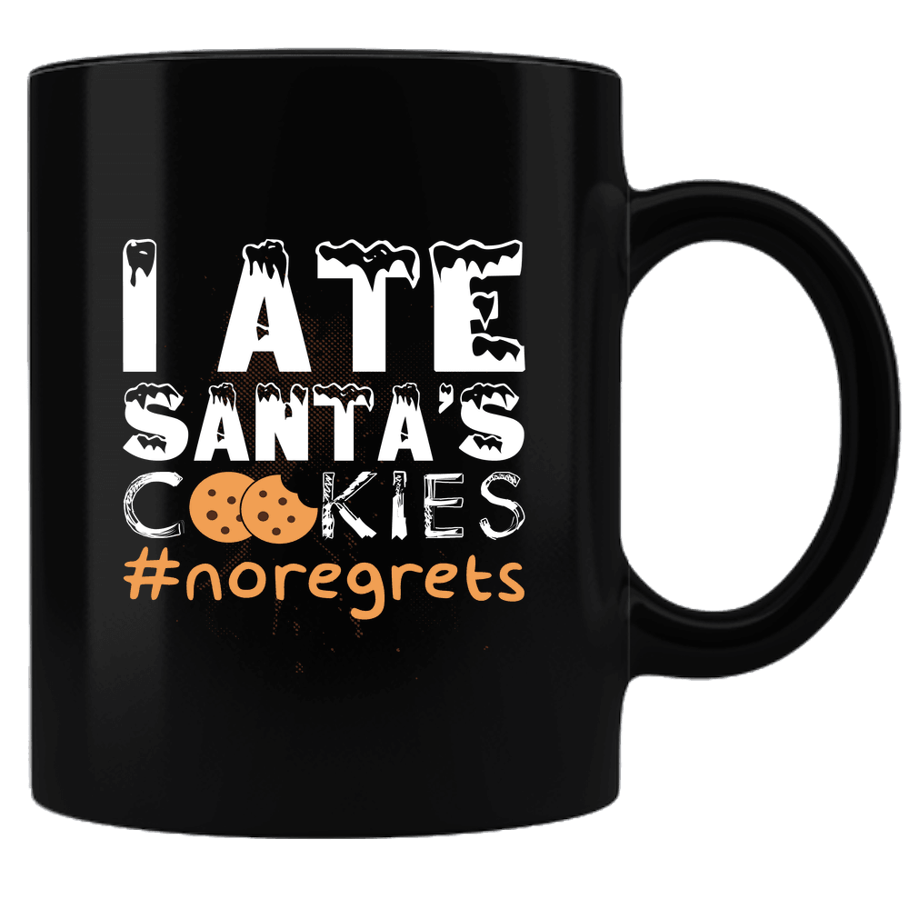 Designs by MyUtopia Shout Out:I Ate Santa's Cookies Ceramic Black Coffee Mug,Default Title,Ceramic Coffee Mug