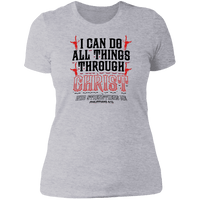 Load image into Gallery viewer, Designs by MyUtopia Shout Out:I Can Do All Things Through Christ Ladies&#39; Boyfriend T-Shirt,Heather Grey / X-Small,Ladies T-Shirts
