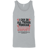 Load image into Gallery viewer, Designs by MyUtopia Shout Out:I Can Do All Things Through Christ Ultra Cotton Unisex Tank Top,Athletic Heather / X-Small,Tank Tops
