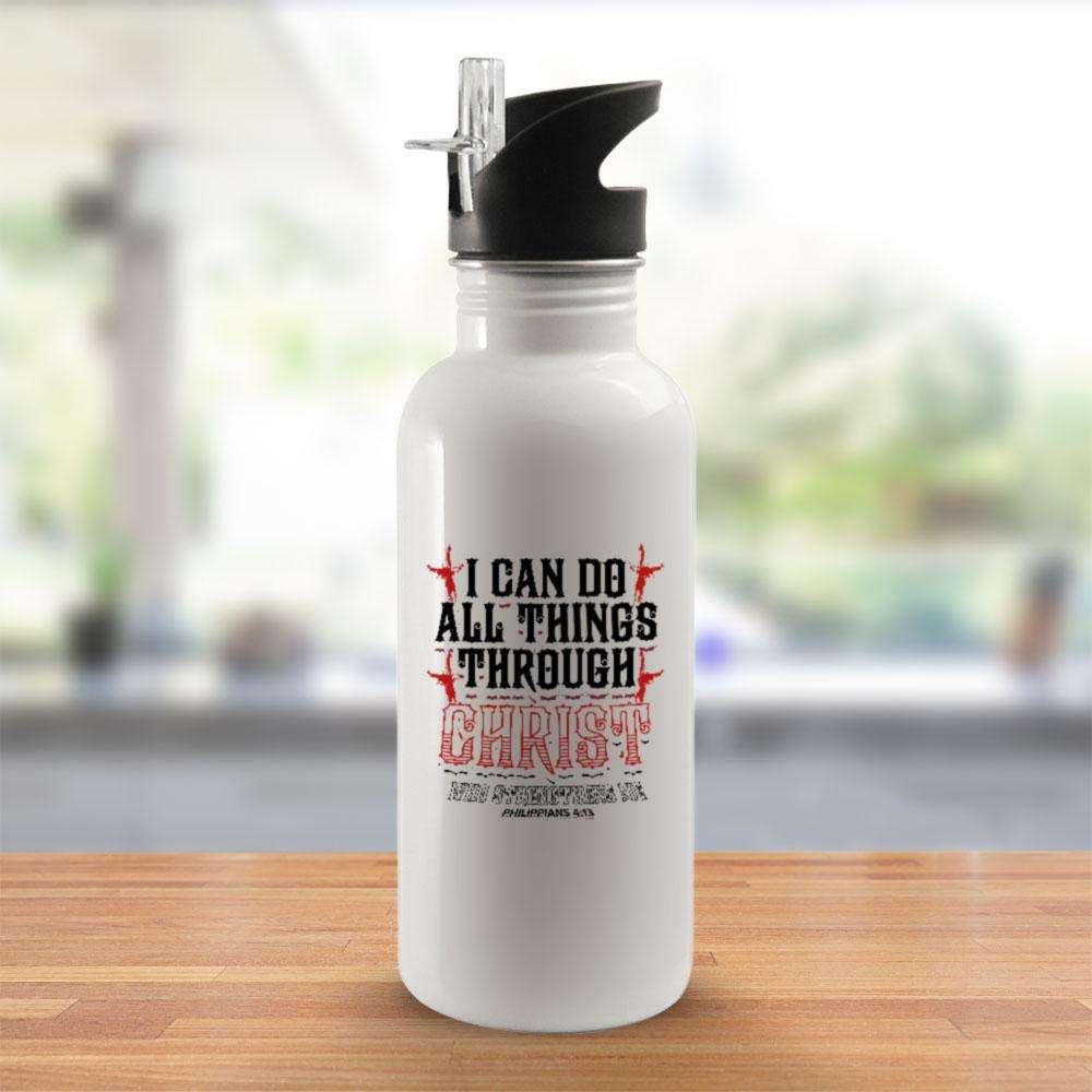 Designs by MyUtopia Shout Out:I Can Do All Things Through Christ Water Bottle
