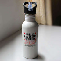 Load image into Gallery viewer, Designs by MyUtopia Shout Out:I Can Do All Things Through Christ Water Bottle
