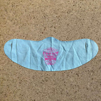 Load image into Gallery viewer, Designs by MyUtopia Shout Out:I can do all things thru Christ Phil 4:13 Fabric Face Covering / Face Mask,Light Blue,Fabric Face Mask
