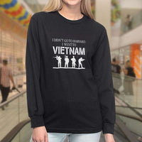 Load image into Gallery viewer, Designs by MyUtopia Shout Out:I Didn&#39;t Go To Harvard, I Went To Vietnam Long Sleeve Ultra Cotton Unisex T-Shirt
