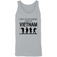 Load image into Gallery viewer, Designs by MyUtopia Shout Out:I Didn&#39;t Go To Harvard, I Went To Vietnam Ultra Cotton Unisex Tank Top,Athletic Heather / X-Small,Tank Tops
