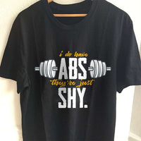 Load image into Gallery viewer, Designs by MyUtopia Shout Out:I Do Have Abs Adult Unisex T-Shirt
