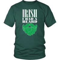 Load image into Gallery viewer, Designs by MyUtopia Shout Out:I had a Beard T-shirt,Dark Green / S,Adult Unisex T-Shirt
