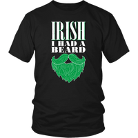 Load image into Gallery viewer, Designs by MyUtopia Shout Out:I had a Beard T-shirt,Black / S,Adult Unisex T-Shirt
