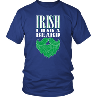 Load image into Gallery viewer, Designs by MyUtopia Shout Out:I had a Beard T-shirt,Royal Blue / S,Adult Unisex T-Shirt
