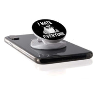 Load image into Gallery viewer, Designs by MyUtopia Shout Out:I Hate Everyone Inspired By Grumpy Cat Hinged Phone Grip for Smartphones and Tablets
