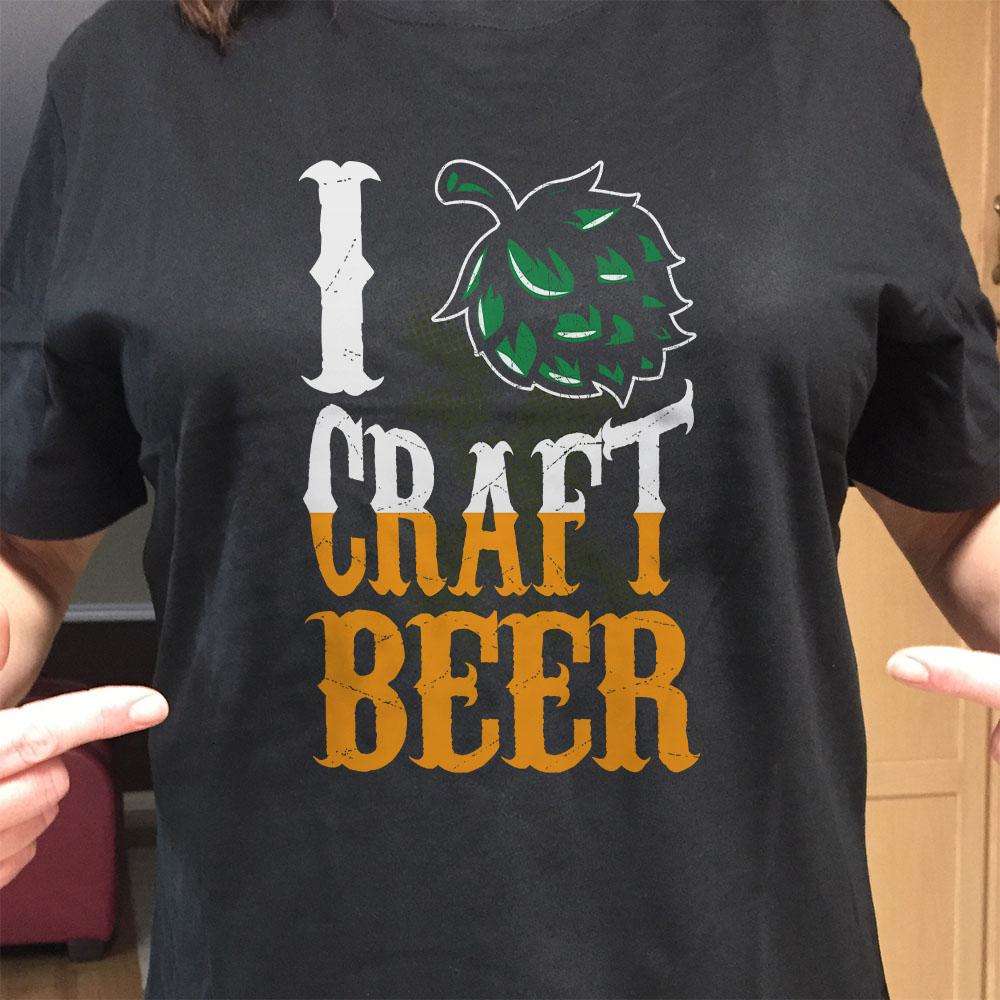 Designs by MyUtopia Shout Out:I Hop Craft Beer Drinking Humor Unisex T-Shirt