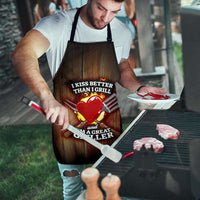 Load image into Gallery viewer, Designs by MyUtopia Shout Out:I Kiss Better Than I Grill Funny Apron, Kitchen, Baking, BBQ, Grilling

