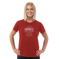 Load image into Gallery viewer, Designs by MyUtopia Shout Out:I Live in a MadHouse Run By a Tiny Army I Made Personalized Adult Unisex T-Shirt
