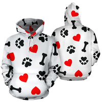 Load image into Gallery viewer, Designs by MyUtopia Shout Out:I Love Dogs All Over Printed Pullover Hoodie
