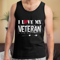 Load image into Gallery viewer, Designs by MyUtopia Shout Out:I Love My Veteran Ultra Cotton Unisex Tank Top
