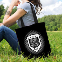 Load image into Gallery viewer, Designs by MyUtopia Shout Out:I Served, I Sacrificed, I Regret Nothing, I&#39;m a Veteran Fabric Totebag Reusable Shopping Tote
