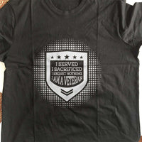 Load image into Gallery viewer, Designs by MyUtopia Shout Out:I Served, I Sacrificed, I Regret Nothing, I&#39;m a Veteran Unisex T-Shirt

