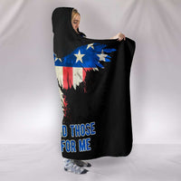 Load image into Gallery viewer, Designs by MyUtopia Shout Out:I Stand Behind Those that Stand For Me Premium Suede Medium Weight Hooded Blanket (80x60 &amp; 60x45)
