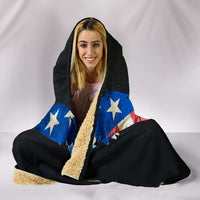 Load image into Gallery viewer, Designs by MyUtopia Shout Out:I Stand Behind Those that Stand For Me Premium Suede Medium Weight Hooded Blanket (80x60 &amp; 60x45)

