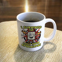 Load image into Gallery viewer, Designs by MyUtopia Shout Out:I Survived The Toilet Paper Apocalypse - Ceramic Coffee Mug 11oz
