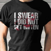Load image into Gallery viewer, Designs by MyUtopia Shout Out:I Swear I Did Not Get Bitten Adult Unisex Cotton Short Sleeve T-Shirt
