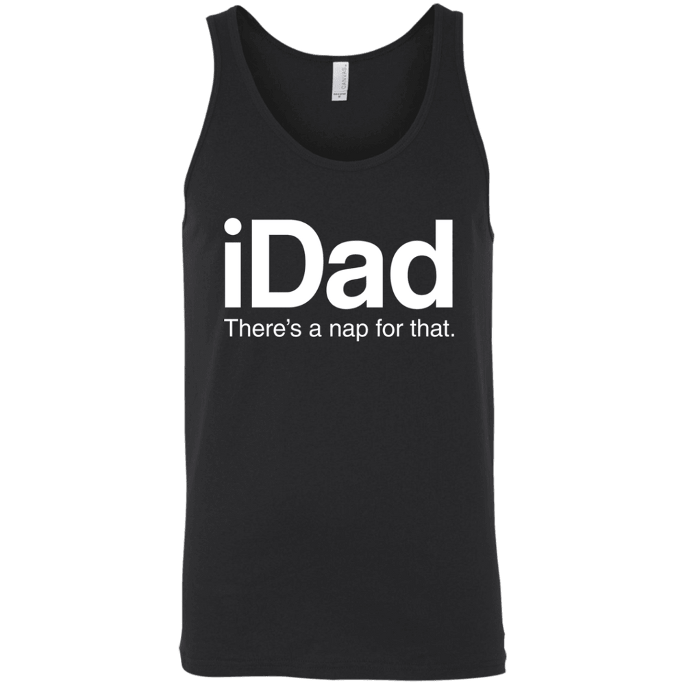 Designs by MyUtopia Shout Out:iDad There's a Nap For That Unisex Tank Top,Black / X-Small,Tank Tops