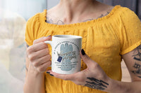 Load image into Gallery viewer, Designs by MyUtopia Shout Out:If a Silence Looks away from a Weeping Angel... Ceramic Coffee Mug - White
