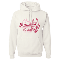 Load image into Gallery viewer, Designs by MyUtopia Shout Out:If My Pitbull Doesn&#39;t Like You I Probably Won&#39;t Either Pullover Hoodie,White / S,Pullover Hoodie
