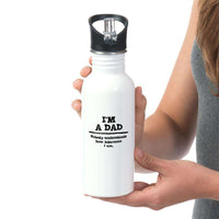 Load image into Gallery viewer, Designs by MyUtopia Shout Out:I&#39;m A Dad  20 oz. Stainless Steel Water Bottle
