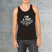 Load image into Gallery viewer, Designs by MyUtopia Shout Out:&#39;I&#39;m A Dad. Nobody understands how hilarious I am Ultra Cotton Unisex Tank Top
