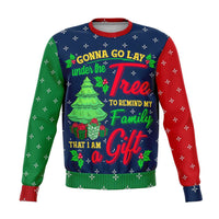 Load image into Gallery viewer, Designs by MyUtopia Shout Out:I&#39;m a gift to my Family - 3D Ugly Christmas Holiday Fashion Sweatshirt,XS / Multi,Fashion Sweatshirt - AOP
