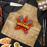 Load image into Gallery viewer, Designs by MyUtopia Shout Out:I&#39;m Flipping Awesome Funny Apron, Kitchen, Baking, BBQ, Grilling
