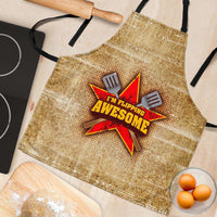 Load image into Gallery viewer, Designs by MyUtopia Shout Out:I&#39;m Flipping Awesome Funny Apron, Kitchen, Baking, BBQ, Grilling
