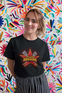 Load image into Gallery viewer, Designs by MyUtopia Shout Out:I&#39;m Flipping Awesome Grilling Humor Ultra Cotton T-Shirt
