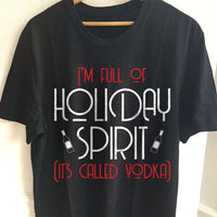Load image into Gallery viewer, Designs by MyUtopia Shout Out:I&#39;m Full of Holiday Spirit Adult Unisex T-Shirt
