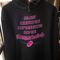 Load image into Gallery viewer, Designs by MyUtopia Shout Out:I&#39;m Here for the Commercials, Football Humor Pullover Hoodie
