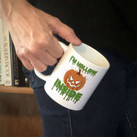 Load image into Gallery viewer, Designs by MyUtopia Shout Out:I&#39;m Hollow Inside White Ceramic Coffee Mug
