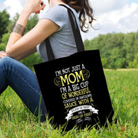 Load image into Gallery viewer, Designs by MyUtopia Shout Out:I&#39;m Not Just A Mom Fabric Totebag Reusable Shopping Tote
