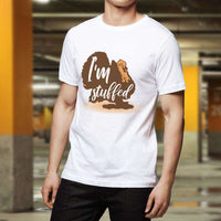 Load image into Gallery viewer, Designs by MyUtopia Shout Out:I&#39;m Stuffed Adult Unisex Cotton Short Sleeve T-Shirt
