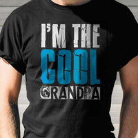 Load image into Gallery viewer, Designs by MyUtopia Shout Out:I&#39;m The Cool GrandPa Adult Unisex Cotton Short Sleeve T-Shirt

