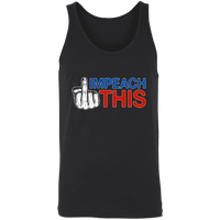 Load image into Gallery viewer, Designs by MyUtopia Shout Out:Impeach This Dirty Finger Trump Humor Unisex Tank,X-Small / Black,Tank Tops
