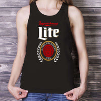 Load image into Gallery viewer, Designs by MyUtopia Shout Out:Impeachment Lite Trump A Fine President Humor Unisex Tank
