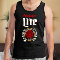 Load image into Gallery viewer, Designs by MyUtopia Shout Out:Impeachment Lite Trump A Fine President Humor Unisex Tank
