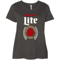 Load image into Gallery viewer, Designs by MyUtopia Shout Out:Impeachment Lite Trump A Fine President Ladies&#39; Plus Size Curvy T-Shirt,Vintage Smoke / Plus 1X,Ladies T-Shirts
