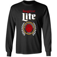 Load image into Gallery viewer, Designs by MyUtopia Shout Out:Impeachment Lite Trump Fine President Long Sleeve Ultra Cotton T-Shirt,S / Black,Long Sleeve T-Shirts
