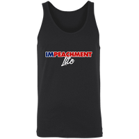 Load image into Gallery viewer, Designs by MyUtopia Shout Out:Impeachment Lite Trump Humor Unisex Tank,X-Small / Black,Tank Tops
